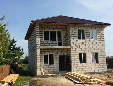 Строительство дома из ячеистого бетона